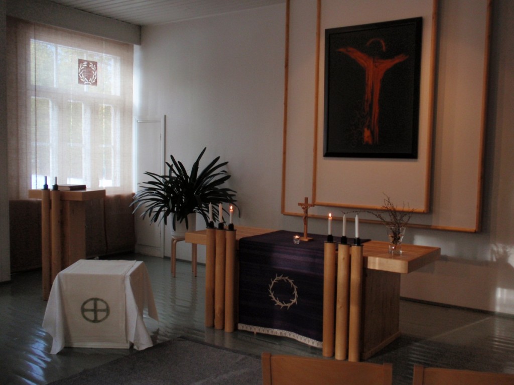 Chapel of Holy Trinity at the Enonkoski Monastery. Kuva: Ulla-Riitta Kautonen